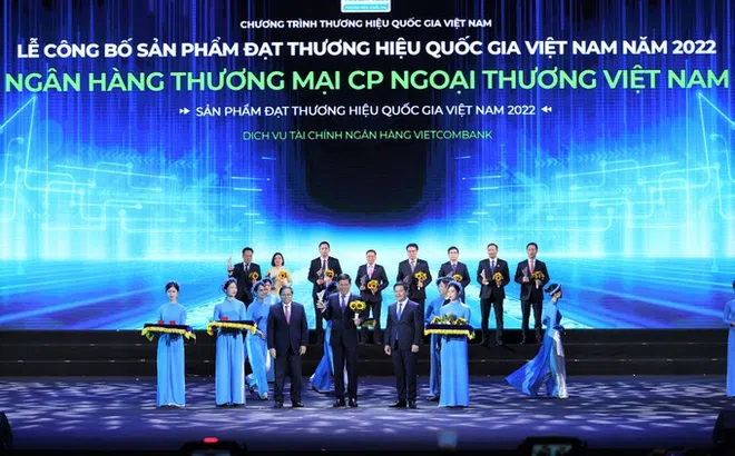 Vietcombank lần thứ 8 liên tiếp đạt Thương hiệu quốc gia Việt Nam