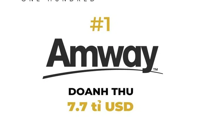 Amway 12 năm liên tiếp dẫn đầu ngành bán hàng trực tiếp thế giới