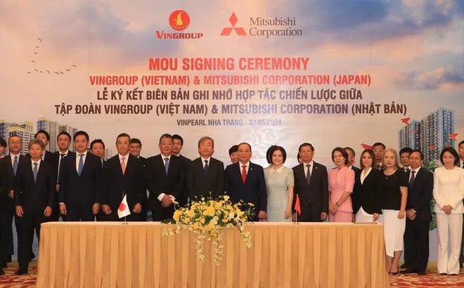 Vingroup và Mitsubish Corporation ký biên bản ghi nhớ hợp tác chiến lược toàn diện