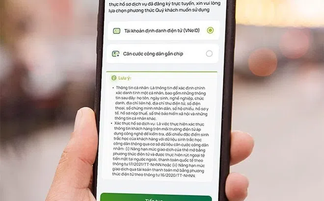 Hơn 3 triệu khách hàng Vietcombank cập nhật thông tin sinh trắc học thành công