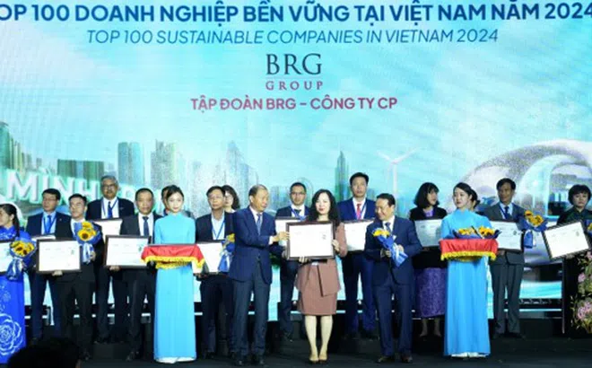 Tập đoàn BRG lần thứ tư liên tiếp được vinh danh Doanh nghiệp Bền vững Việt Nam