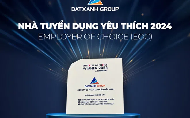 Tập đoàn Đất Xanh được vinh danh Top Nhà tuyển dụng được yêu thích nhất năm 2024