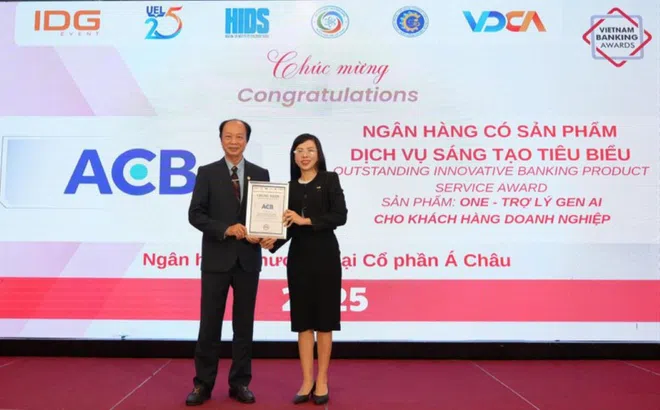 ACB giành danh hiệu "Ngân hàng bán lẻ tiêu biểu" và "Ngân hàng có sản phẩm dịch vụ sáng tạo"