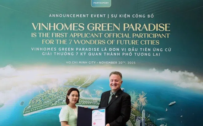 Vinhomes Green Paradise được công nhận là ứng viên đầu tiên của '7 kỳ quan đô thị tương lai' thế giới