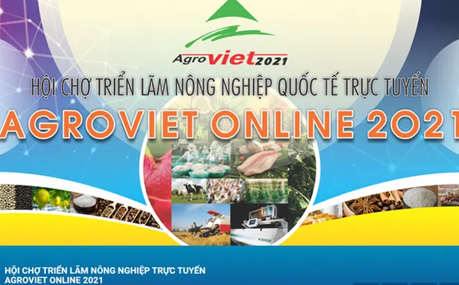 50 gian hàng tham gia Hội chợ triển lãm nông nghiệp quốc tế trực tuyến