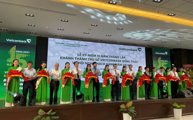 Vietcombank Đồng Tháp khánh thành trụ sở hoạt động mới