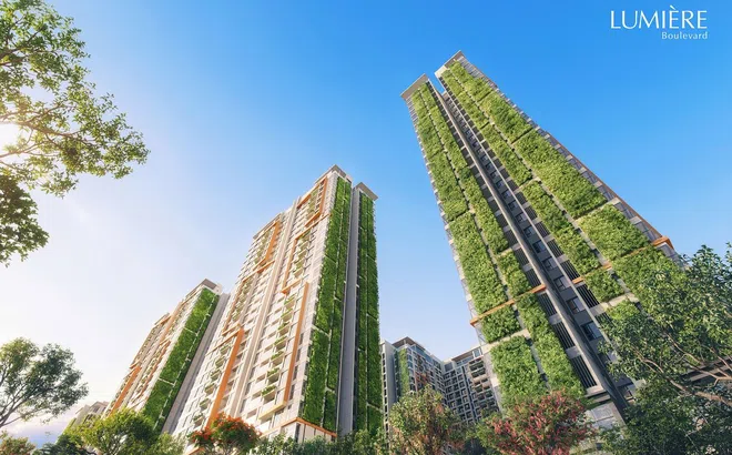 Cảnh quan “miễn chê” tại dự án có kiến trúc xanh 3D độc đáo