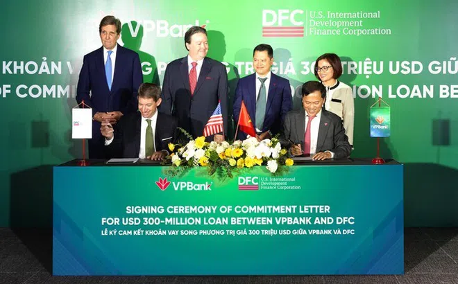 VPBank và DFC ký cam kết khoản vay trị giá 300 triệu USD