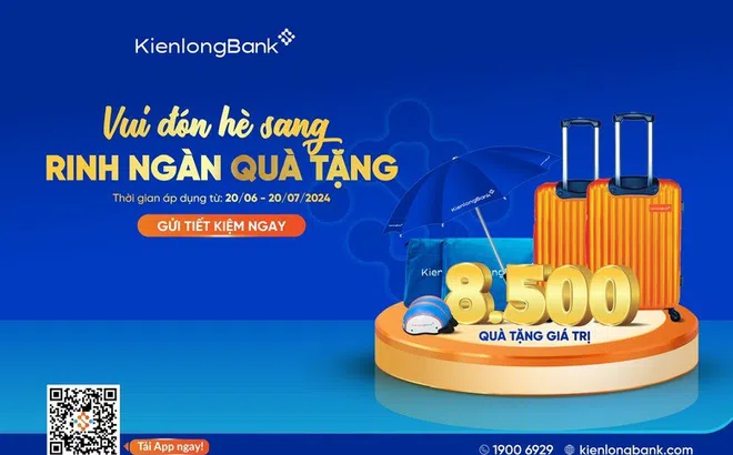 KienlongBank tặng hàng nghìn phần quà cho khách gửi tiết kiệm