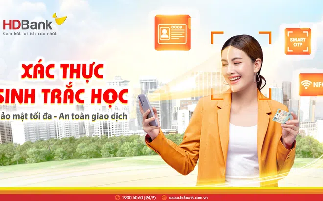 HDBank triển khai xác thực sinh trắc học