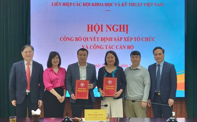 Công bố các quyết định về sắp xếp tổ chức bộ máy, công tác cán bộ Cơ quan Trung ương Liên hiệp Hội Việt Nam