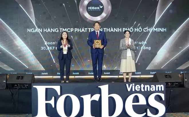 HDBank top 50 doanh nghiệp niêm yết tiêu biểu nhất 2025 của Forbes