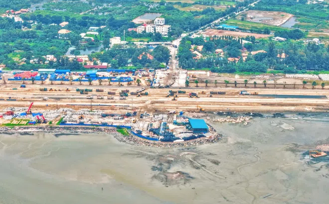 Vinhomes Cần Giờ sử dụng công nghệ san lấp lấn biển bền vững hàng đầu thế giới