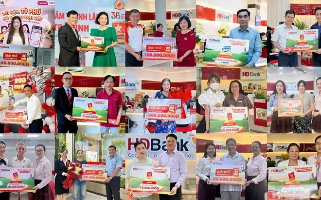 Gửi tiết kiệm tại HDBank săn cơ hội trúng 16 lượng vàng