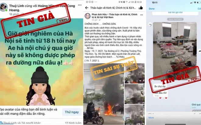 Đưa và chia sẻ tin giả là hành động phá hoại công cuộc phòng chống dịch COVID-19