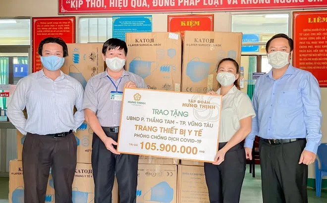 Tập đoàn Hưng Thịnh  tiếp thêm nguồn lực giúp các tỉnh thành chống dịch
