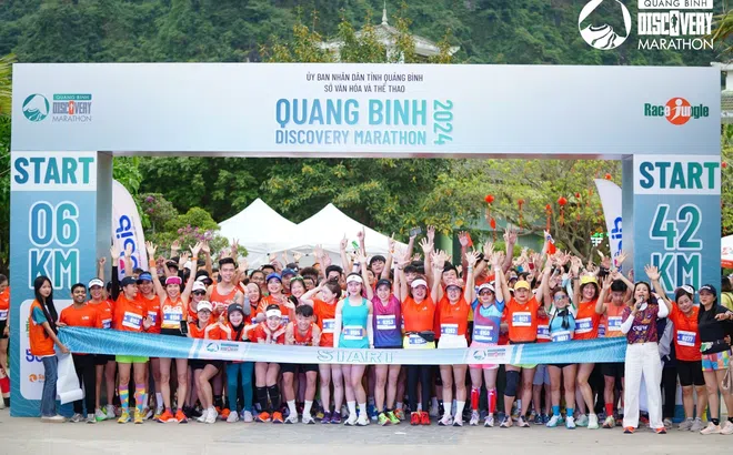 Gần 2.400 vận động viên tham gia giải Quang Binh Discovery Marathon 2024