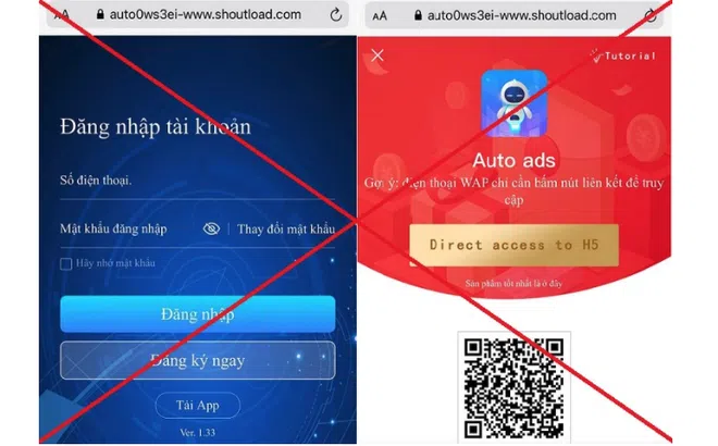 Ứng dụng Auto Ads bị cảnh báo lừa đảo huy động vốn đa cấp