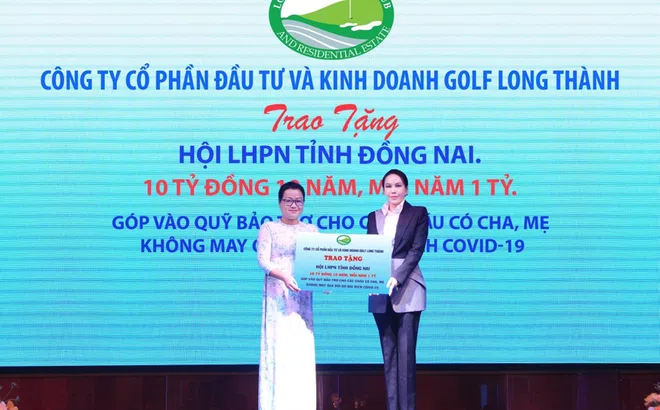Golf Long Thành tài trợ 10 tỷ đồng cho chương trình “Mẹ đỡ đầu” tỉnh Đồng Nai