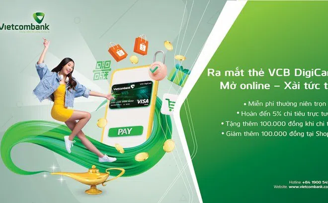 Vietcombank chính thức ra mắt thẻ Ghi nợ quốc tế VCB DigiCard