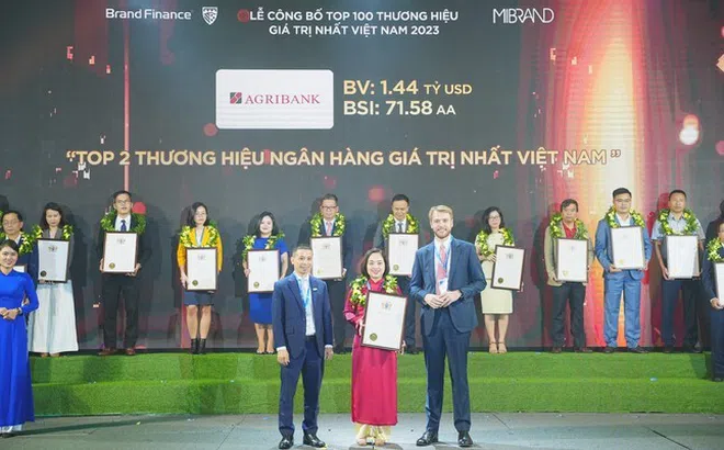 Agribank - Top 10 thương hiệu giá trị nhất Việt Nam năm 2023