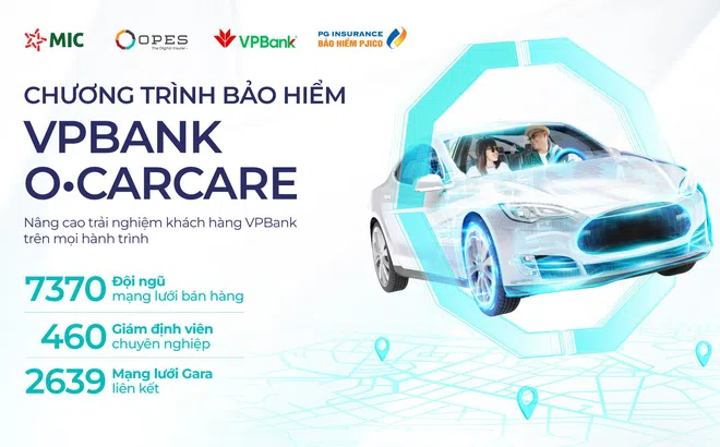 Khách hàng tín dụng VPBank có cơ hội tham gia bảo hiểm ô tô OCARCARE ưu việt nhất thị trường