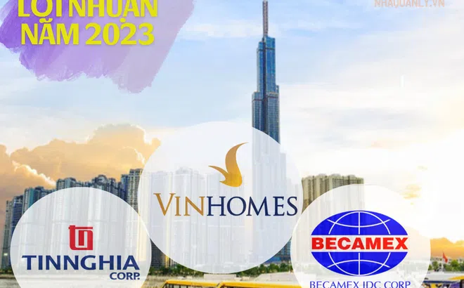 Bất chấp kinh tế khó khăn, nhiều doanh nghiệp địa ốc vẫn báo lãi đậm trong năm 2023