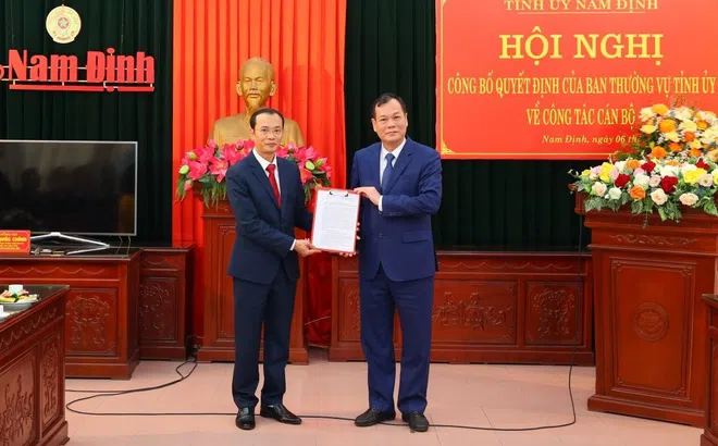 Bổ nhiệm ông Phạm Văn Trường giữ chức Tổng Biên tập Báo Nam Định