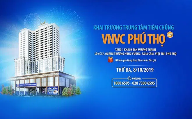 VNVC ra mắt trung tâm tiêm chủng thứ 13 tại Phú Thọ