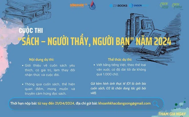 Cuộc thi “SÁCH – NGƯỜI THẦY, NGƯỜI BẠN”: Nơi truyền cảm hứng đọc sách đến cộng đồng
