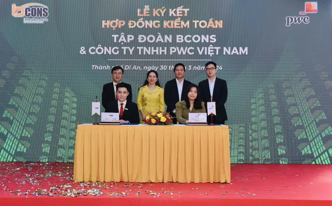 Tập đoàn Bcons khai trương khu căn hộ mẫu tháp Bcons City và ký kết hợp đồng kiểm toán với PWC