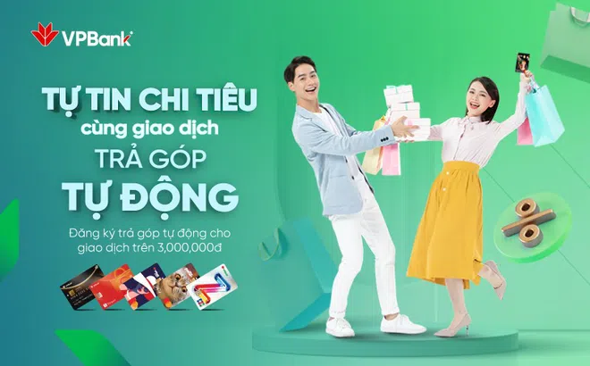 Linh hoạt tự động trả góp cùng thẻ tín dụng VPBank
