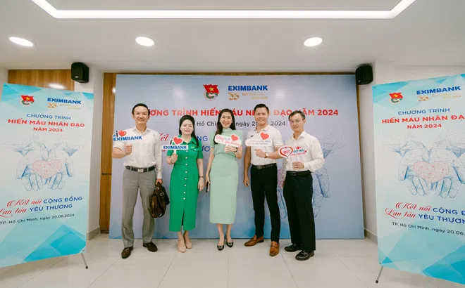 Eximbank tổ chức ngày hội hiến máu “Kết nối cộng đồng, lan tỏa yêu thương”