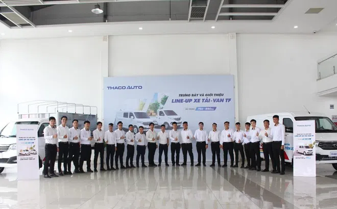 THACO AUTO triển khai sự kiện Trưng bày và giới thiệu sản phẩm xe tải thế hệ mới