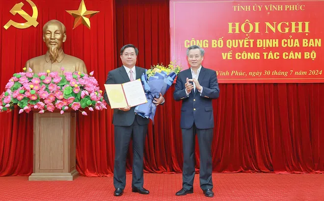 Tân Phó Bí thư Tỉnh ủy Vĩnh Phúc Trần Duy Đông là ai?