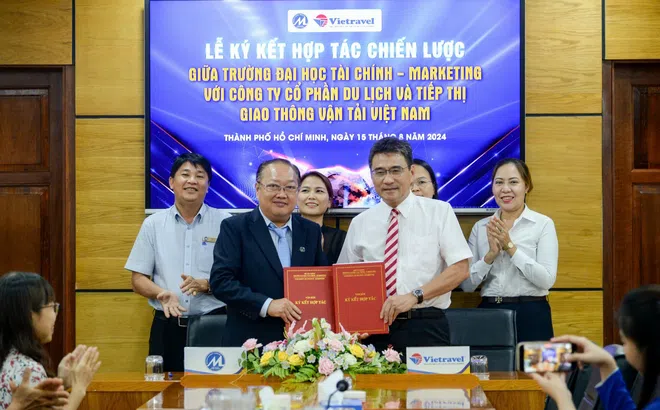Trường Đại học Tài chính Marketing (UFM) ký kết hợp tác chiến lược cùng Vietravel