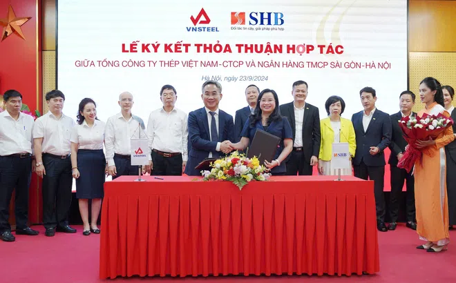 SHB ký kết hợp tác với Tổng Công ty Thép Việt Nam