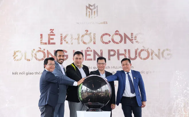 Khởi công xây dựng đường Liên Phường - đường dẫn và cầu bắc qua Rạch Mương Kinh