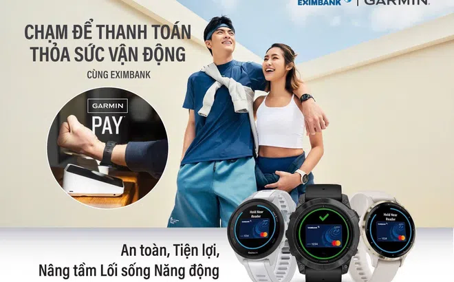 Eximbank ra mắt dịch vụ thanh toán Garmin Pay qua thẻ Eximbank Mastercard: Bước đột phá cho lối sống năng động