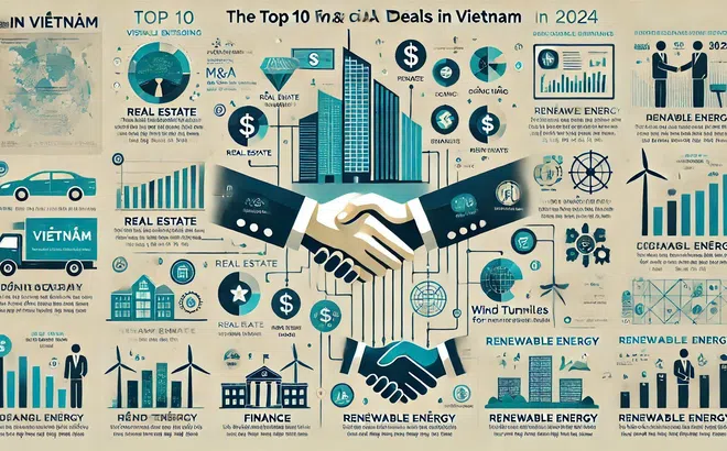 Top 10 thương vụ M&A tài chính nổi bật tại Việt Nam năm 2024
