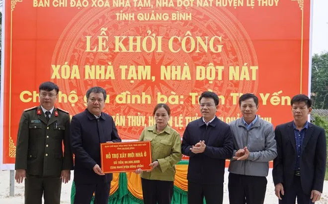 Quảng Bình: Xóa nhà dột - nhà tạm “mệnh lệnh từ trái tim”