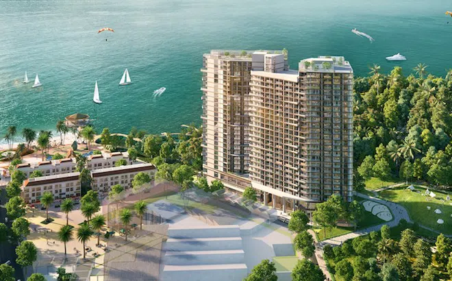 Tòa tháp Sun Group Cát Bà: Kiêu hãnh như “Bạch Hổ” tại Vịnh Trung tâm Cát Bà