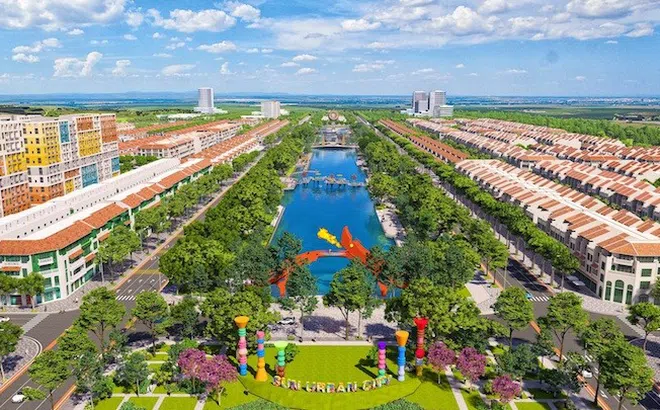 Vì sao nhà phố Kim Ngân tại đô thị Sun Group Hà Nam nhân đôi lợi thế thương mại?