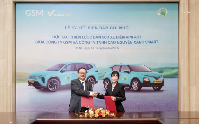 Cao Nguyên Xanh Smart mua 500 xe điện từ Xanh SM, vận hành hãng taxi điện đầu tiên tại Đắk Nông