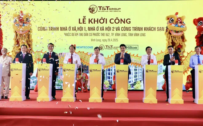 T&T Group khởi công xây dựng 2 công trình nhà ở xã hội tại Vĩnh Long