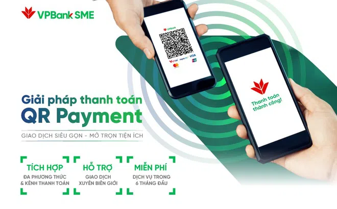 VPBank SME triển khai giải pháp QR Payment: Một mã QR duy nhất chấp nhận thanh toán từ chuyển khoản đến thẻ tín dụng