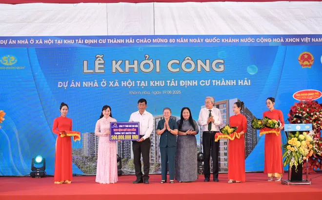 Khởi công dự án nhà ở xã hội tại khu tái định cư Thành Hải