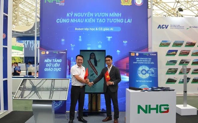 Tập đoàn Nguyễn Hoàng giới thiệu giải pháp giáo dục thông minh tại Triển lãm 80 năm thành tựu đất nước