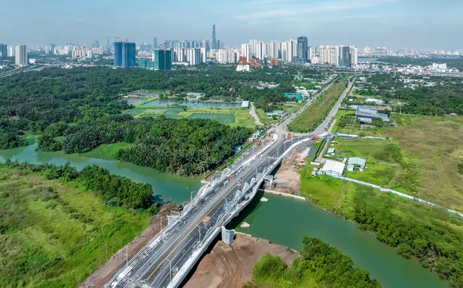 Toàn cảnh tuyến đường Liên Phường sắp thông xe, mở ra mạch giao thông chiến lược cho khu đông TP.HCM