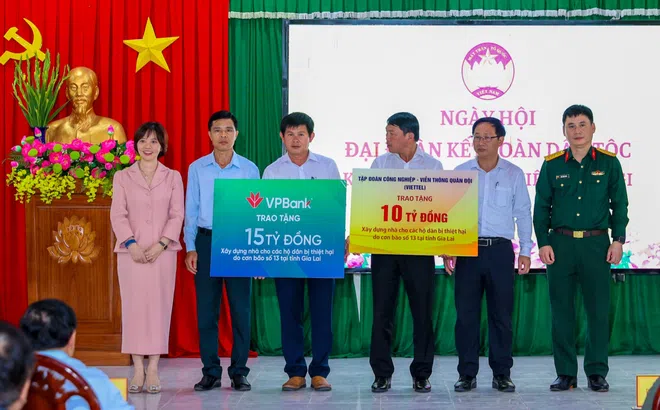 VPBank ủng hộ tỉnh Gia Lai 15 tỷ đồng khắc phục thiệt hại sau cơn bão số 13